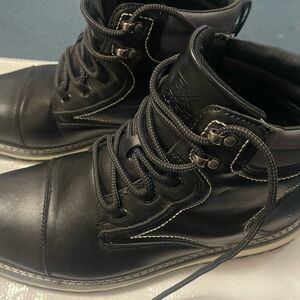 Sleek Black Leather Boots